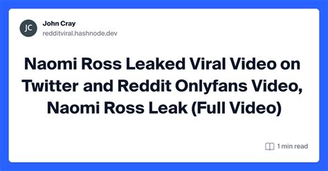 naomi ross of leak|Adult content from hundreds of OnlyFans creators leaked online